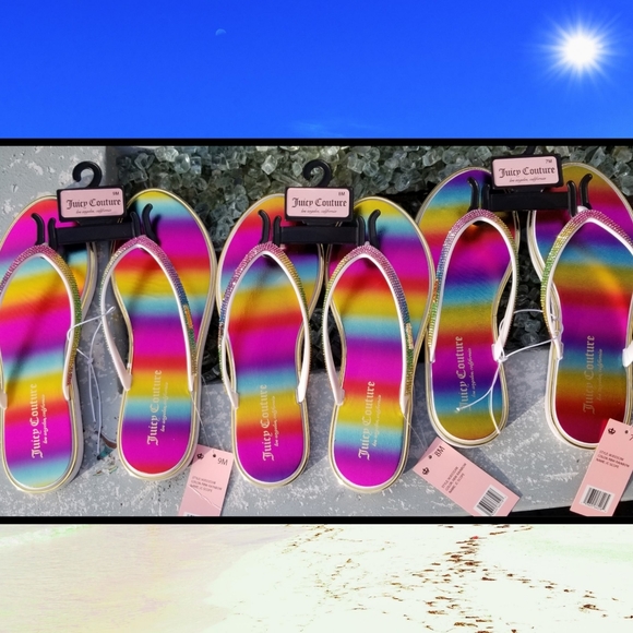 Bling 💎 Juicy Couture Sandals - Picture 3 of 4